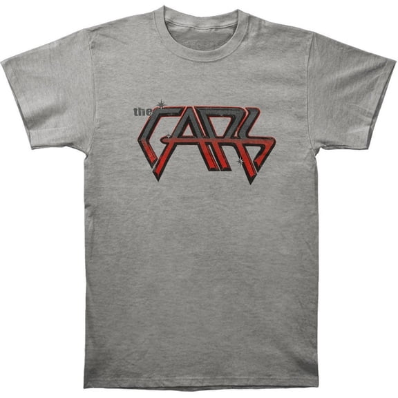 The Cars Men's License Plate Slim Fit T-Shirt Light Grey 2XL