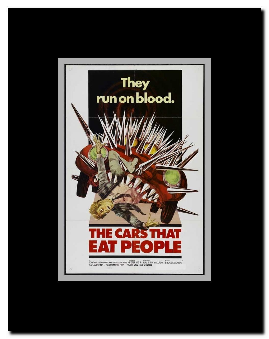 The Cars That Eat People Framed Movie Poster
