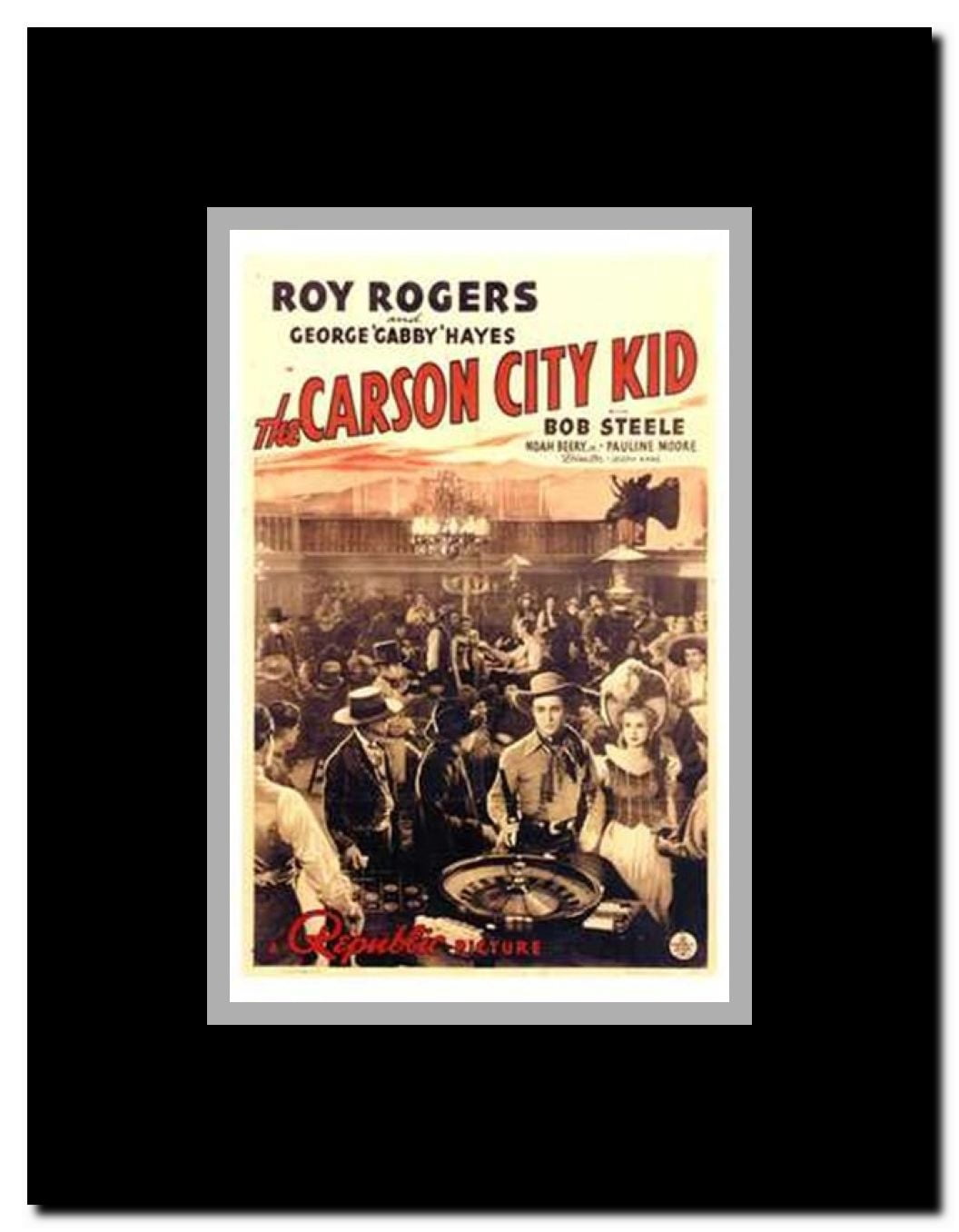 The Carson City Kid Framed Movie Poster