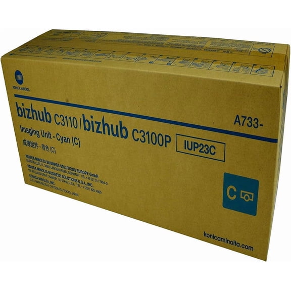 The Cartridge People Genuine OEM for Konica Minolta IUP23C, A7330KF, Cyan Imaging Unit, 30,000 Pages, BIZHUB C3100P, BIZHUB C3110