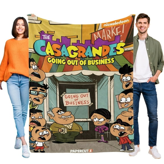 The Casagrandes Throw Blanket for Kids and Adults Soft and Cozy Blankets Gifts 30x40 Inch