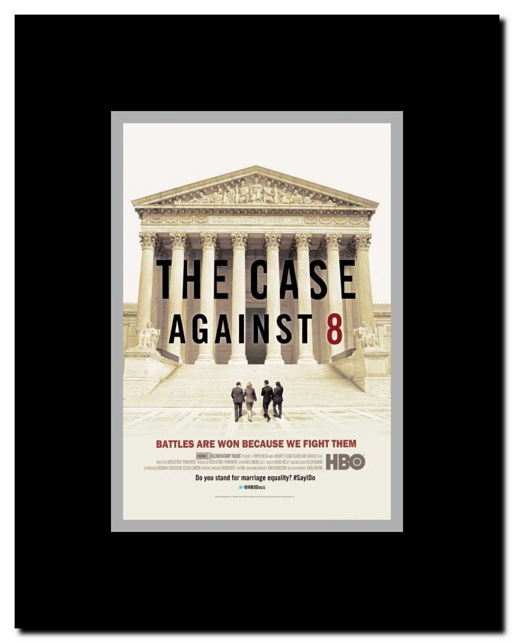 The Case Against 8 Framed Movie Poster
