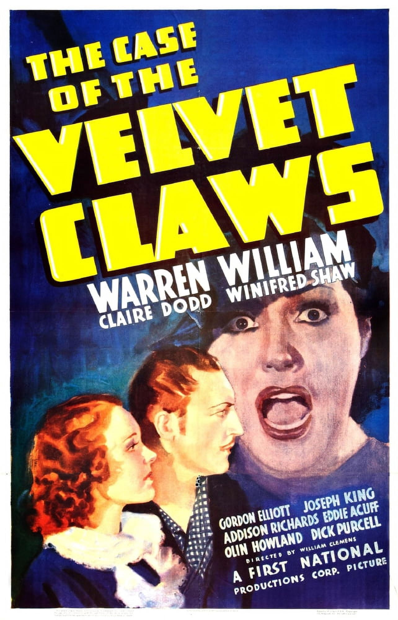 The Case Of The Velvet Claws U Canvas Art - (24 x 36)