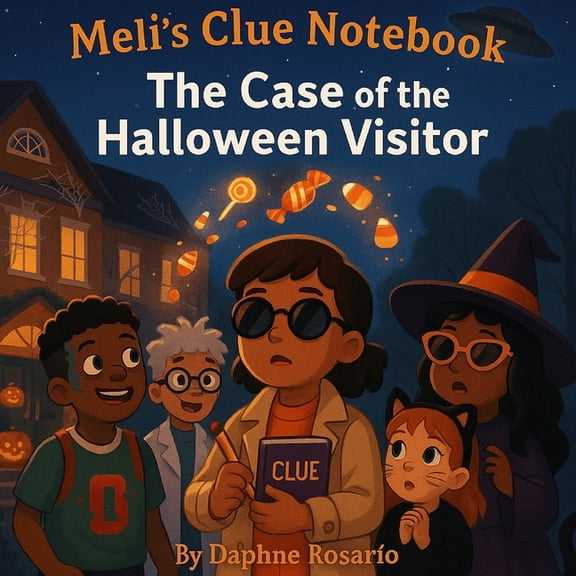 Meli's Clue Notebook The Case of the Halloween Visitor, Book 6, (Paperback)