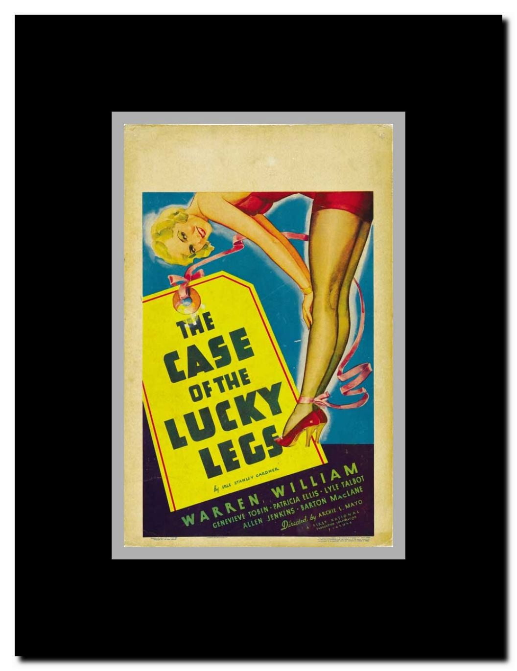 The Case of the Lucky Legs Framed Movie Poster