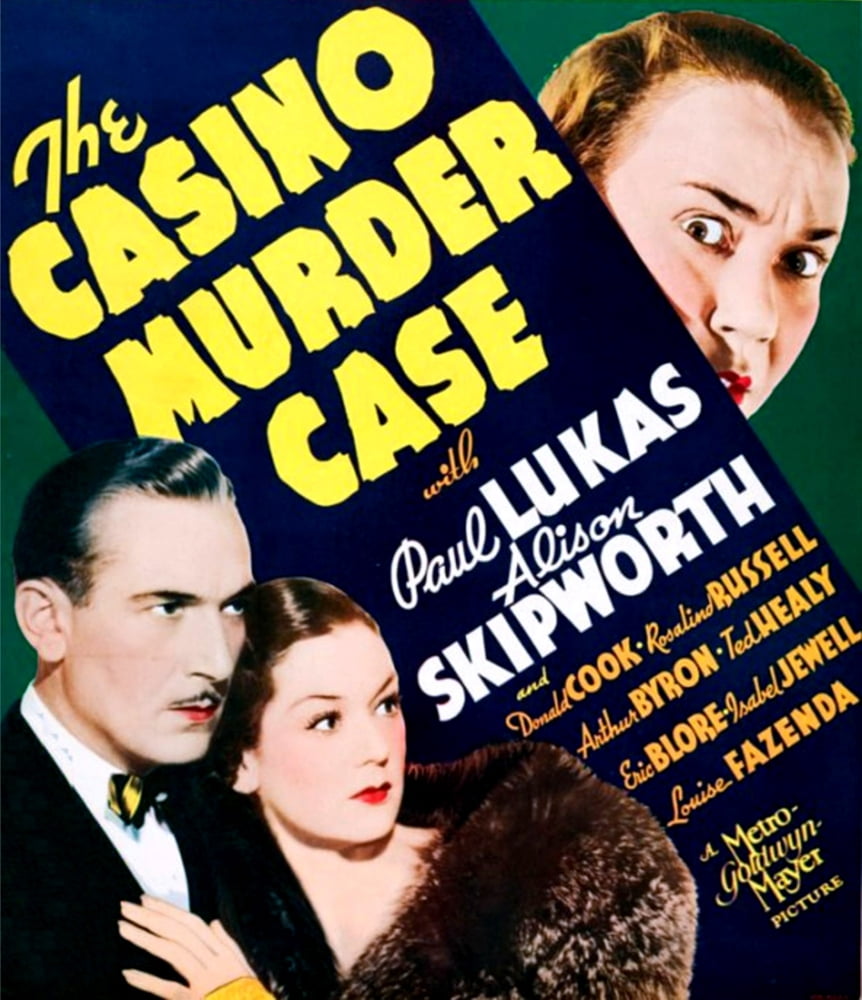 The Casino Murder Case U Canvas Art - (24 x 36)