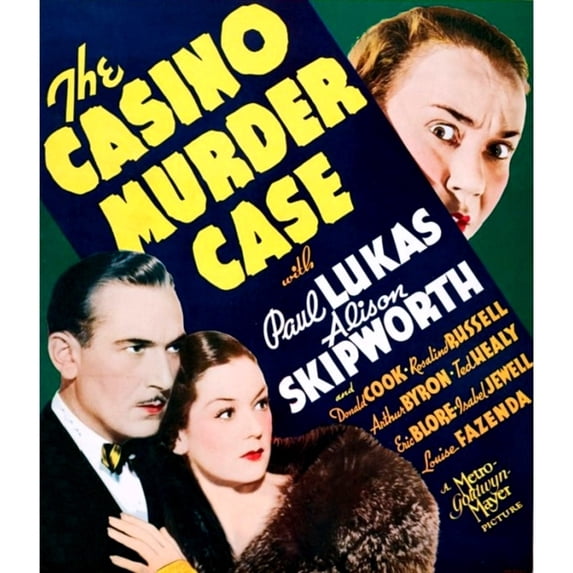 The Casino Murder Case U Movie Poster Masterprint