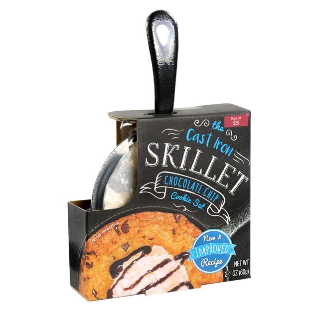 The Cast Iron Skillet & Chocolate Chip Cookie Mix Set, 2 Piece
