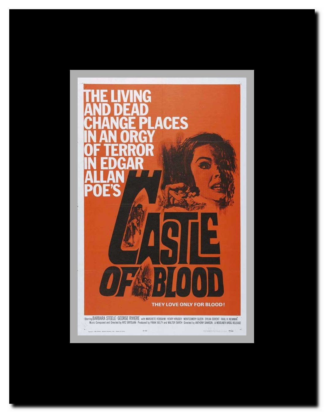 The Castle of Terror Framed Movie Poster