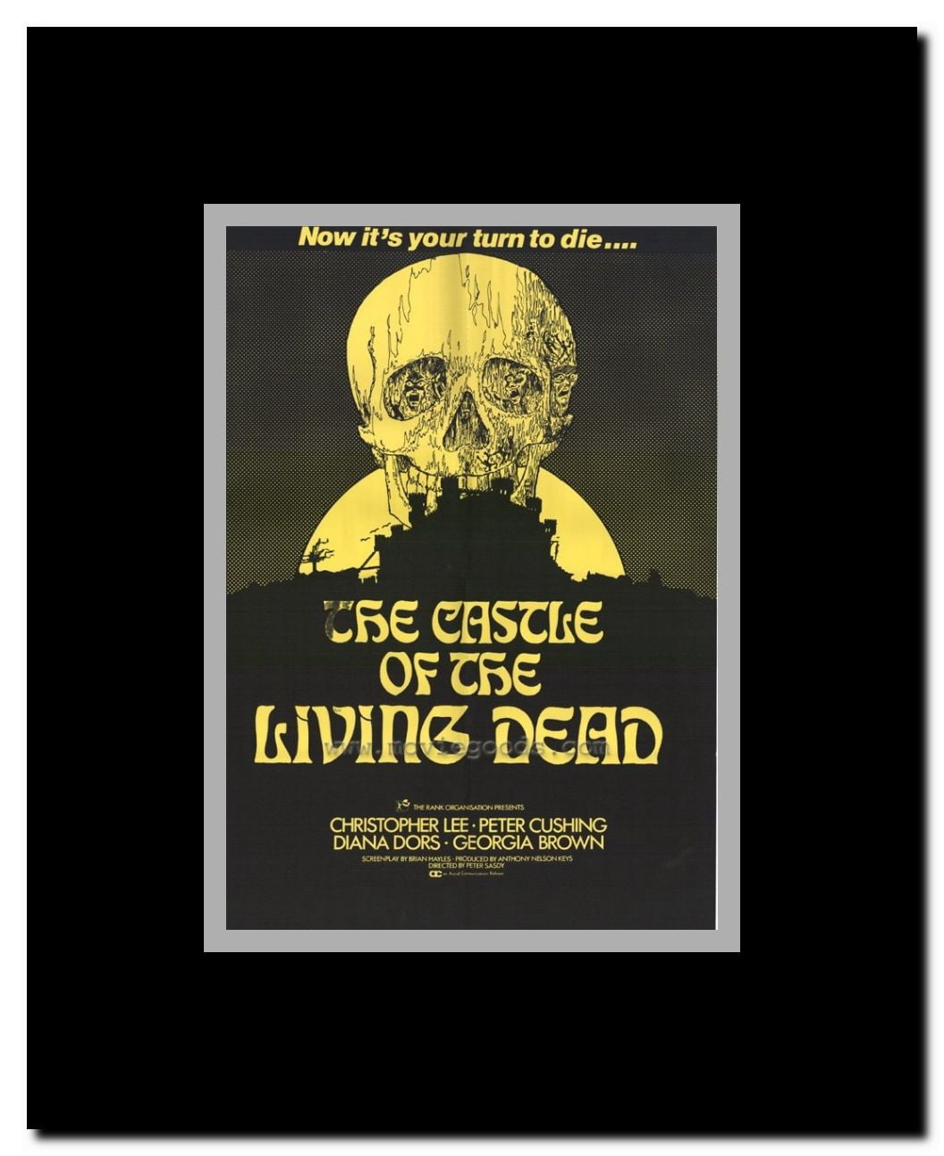 The Castle of the Living Dead Framed Movie Poster