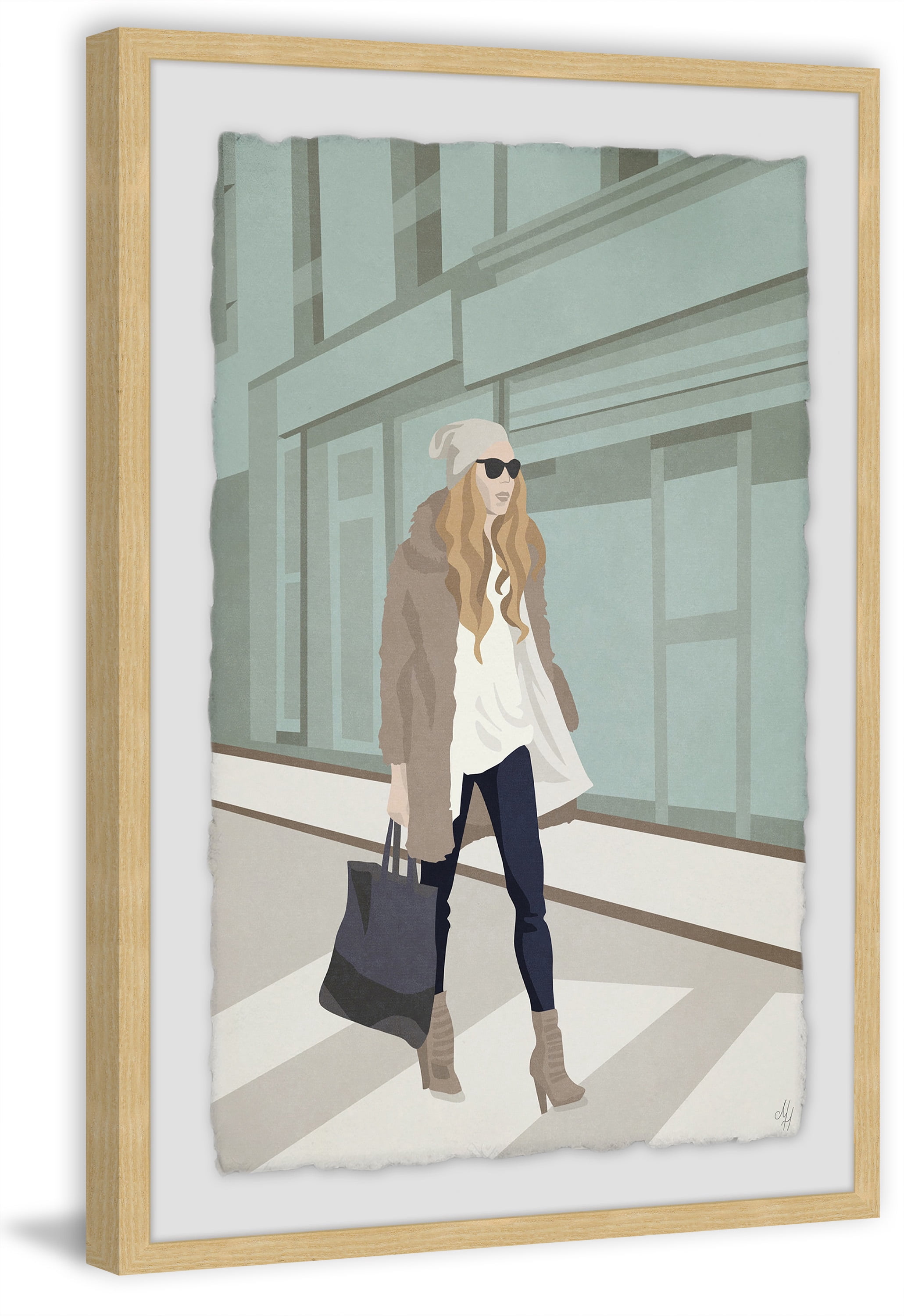 The Casual Chic Framed Painting Print