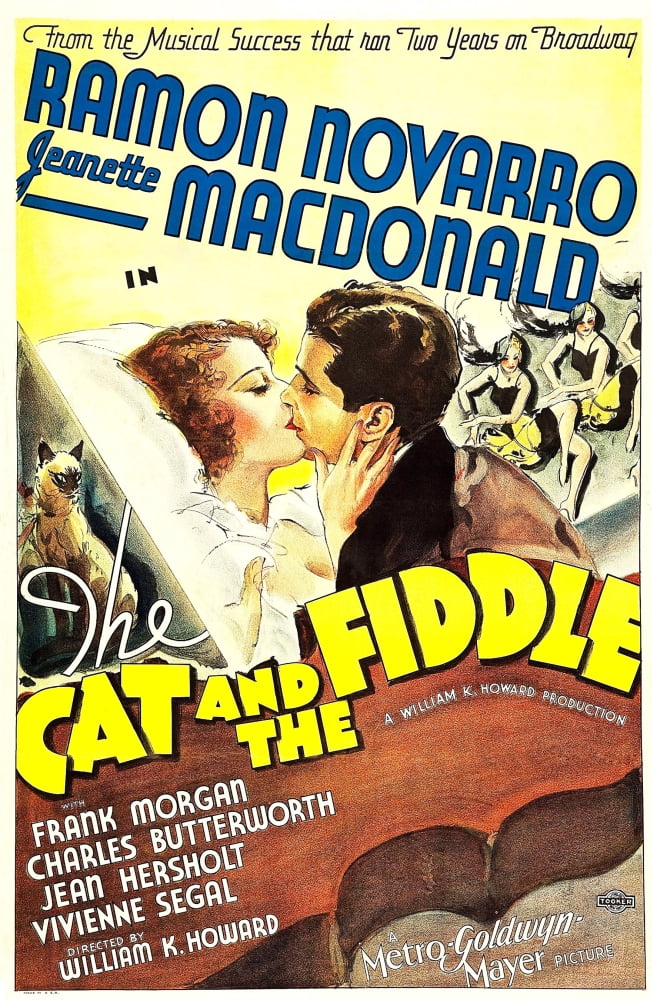 The Cat And The Fiddle Canvas Art - (11 x 17)