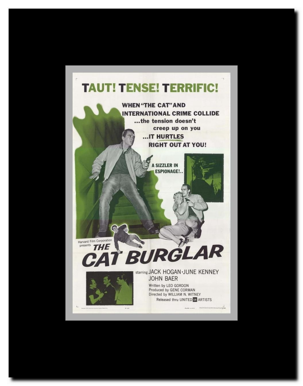 The Cat Burglar Framed Movie Poster