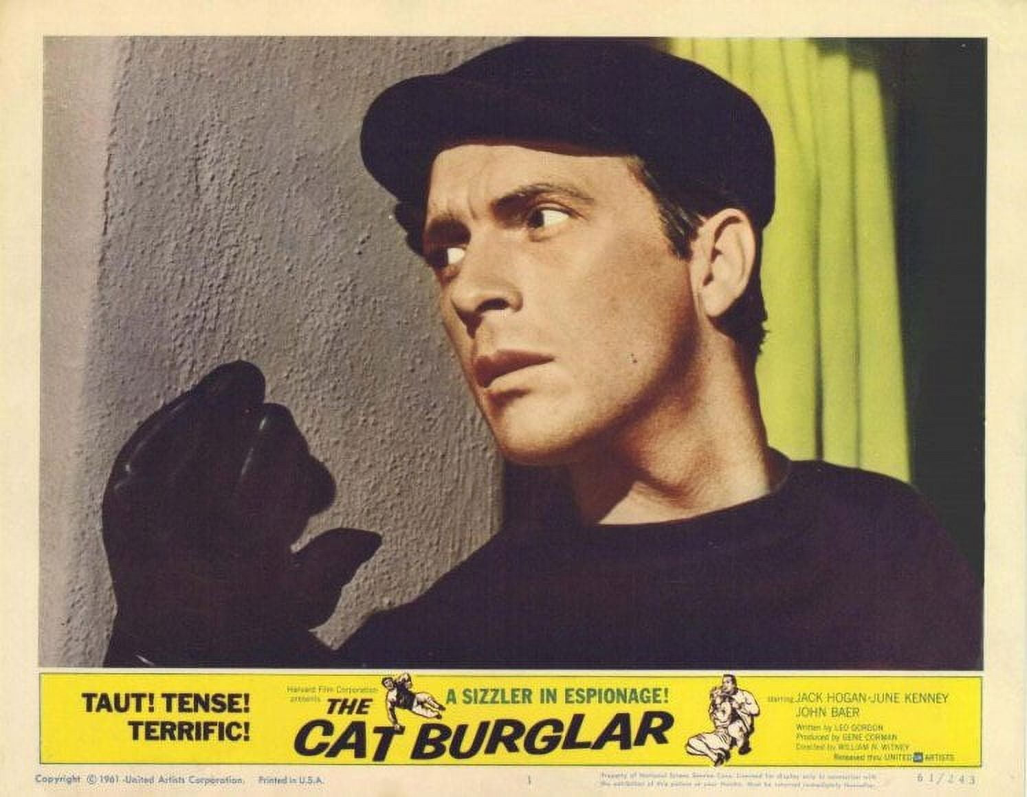 The Cat Burglar movie POSTER (Style A) (11" x 14") (1961)