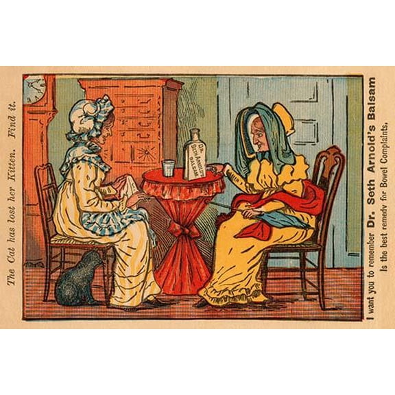 The Cat Has Lost Her Kitten. Find It.- Fine Art Canvas Print (20" x 30")