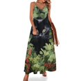 thumbnail image 1 of The Cat Is Hiding Design Sleeveless Dress Woman Fashion Long Dresses Women's Summer Suit Dress 2025, 1 of 6
