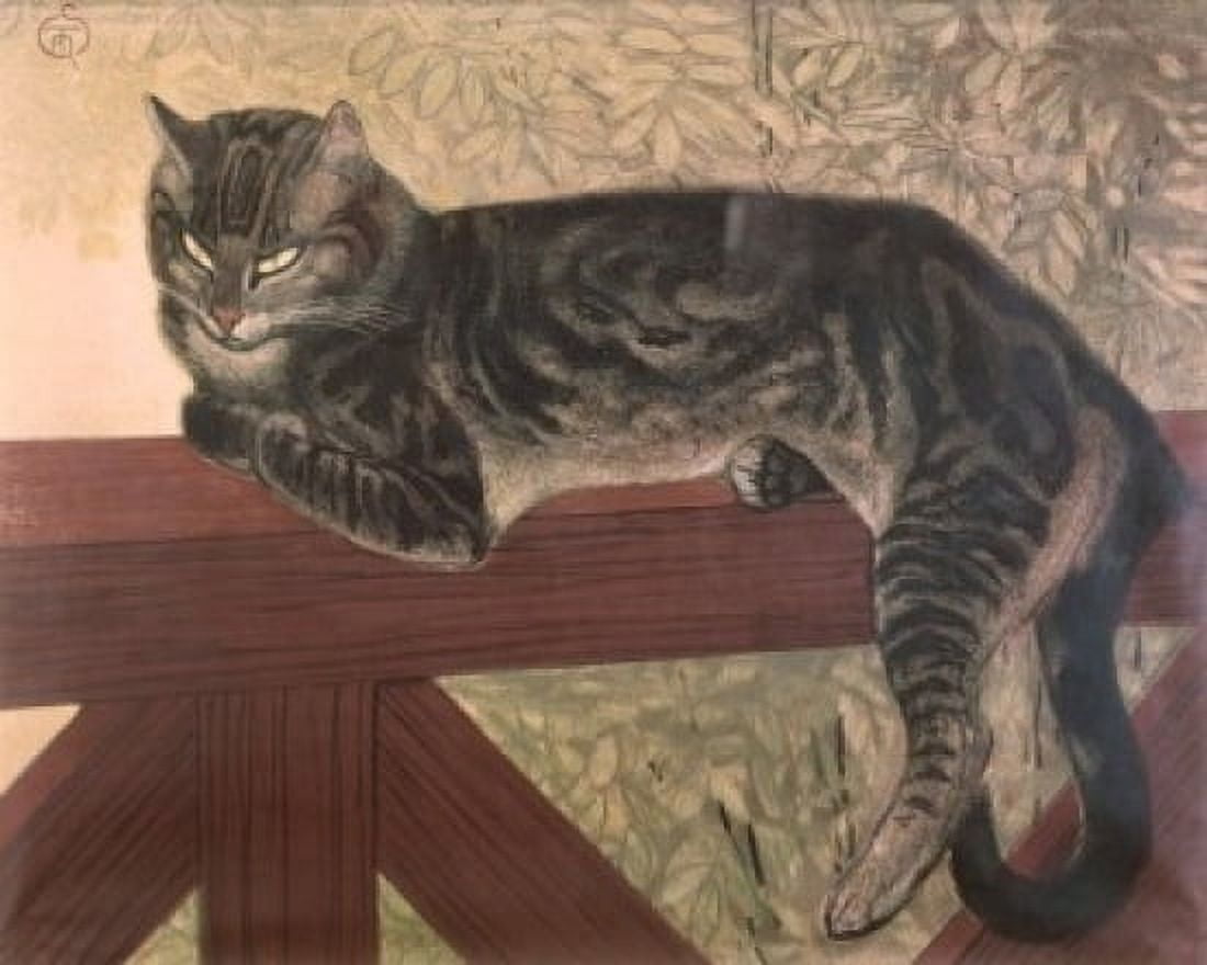 The Cat On The Balustrade Thophile Alexandre Steinlen (1859-1923 Swiss) Canvas Art - Theophile Alexandre Steinlen (24 x 36)