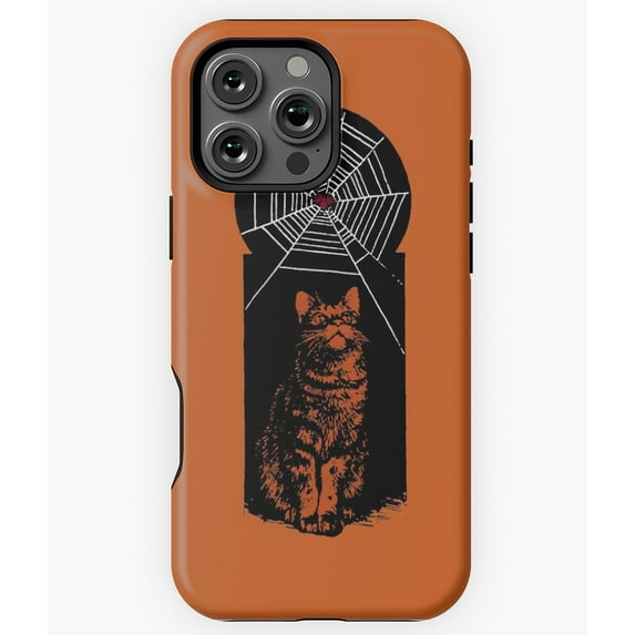 The Cat and the Spider Creepy Story Phone Case for iPhone 16 15 14 13 12 11 Pro Max