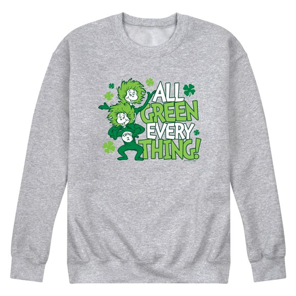 The Cat in the Hat - All Green Everything - Men's Crew Fleece Sweatshirt