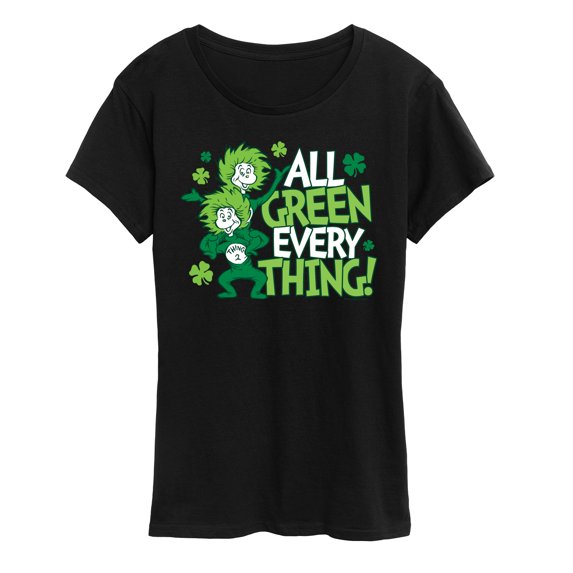 The Cat in the Hat - All Green Everything - Women's Short Sleeve Graphic T-Shirt