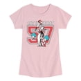 thumbnail image 1 of The Cat in the Hat - Cat in the Hat Jersey - Youth Girls Fitted Short Sleeve T-Shirt, 1 of 4