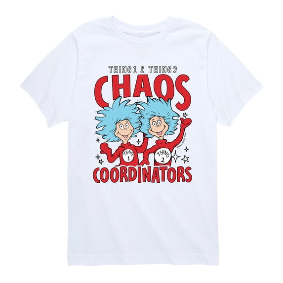 The Cat in the Hat - Chaos Coordinatiors The Things - Youth Boys Short Sleeve Graphic T-Shirt