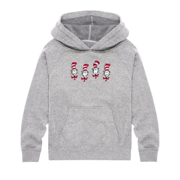 The Cat in the Hat - Cith Heads - Youth Boys Fleece Hoodie Sweatshirt