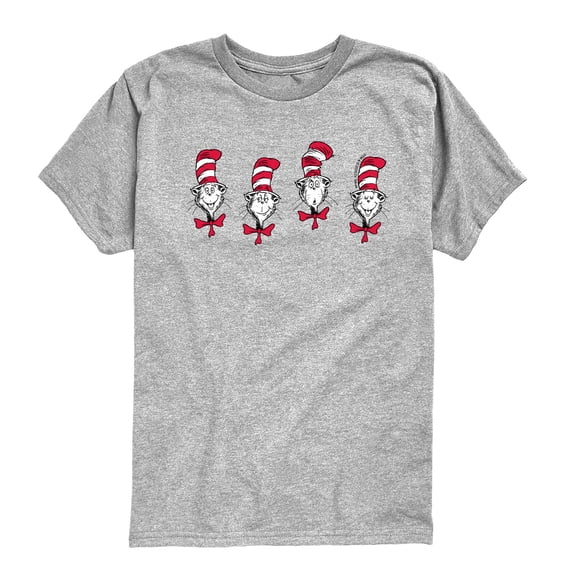 The Cat in the Hat - Cith Heads - Youth Boys Short Sleeve Graphic T-Shirt