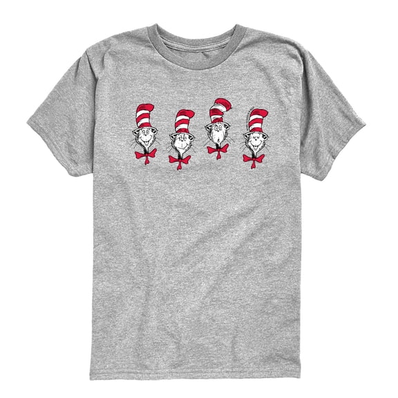 The Cat in the Hat - Cith Heads - Youth Boys Short Sleeve Graphic T-Shirt
