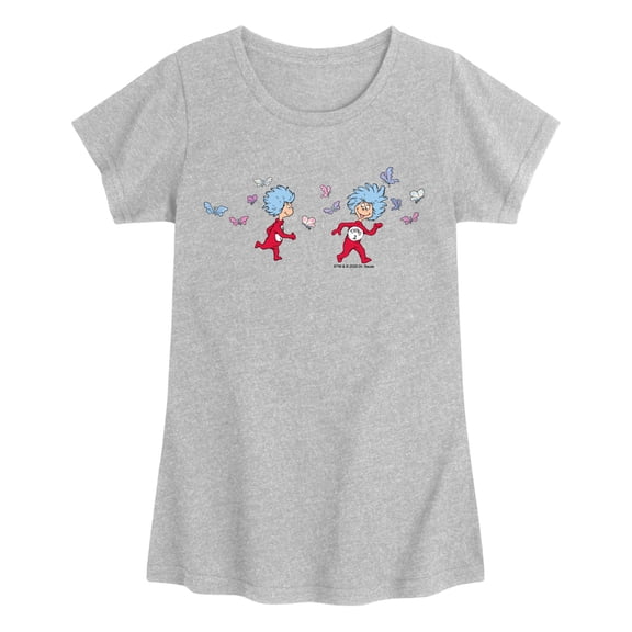 The Cat in the Hat - The Things - Youth Girls Fitted Short Sleeve T-Shirt