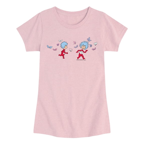 The Cat in the Hat - The Things - Youth Girls Fitted Short Sleeve T-Shirt