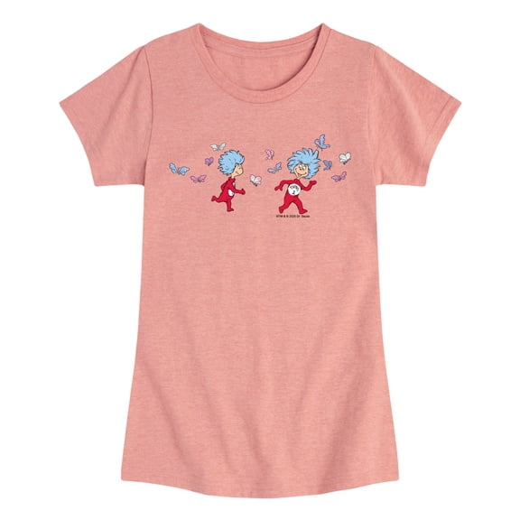 The Cat in the Hat - The Things - Youth Girls Fitted Short Sleeve T-Shirt