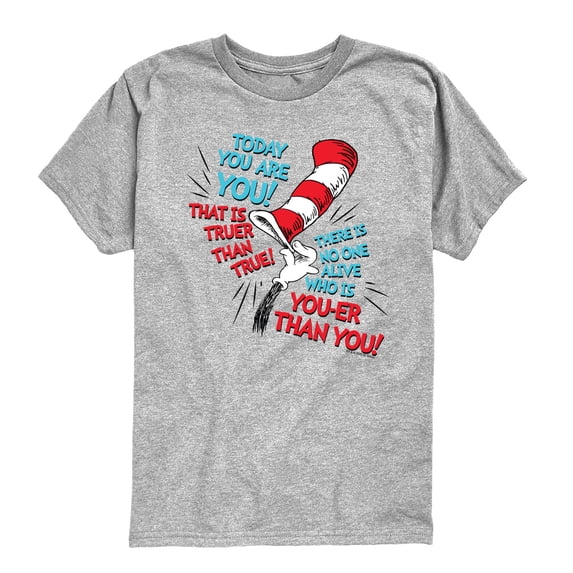 The Cat in the Hat - Today You Are You! - Youth Boys Short Sleeve Graphic T-Shirt