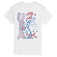 thumbnail image 1 of The Cat in the Hat - USA Tonal Washed - Men's Short Sleeve Graphic T-Shirt, 1 of 4