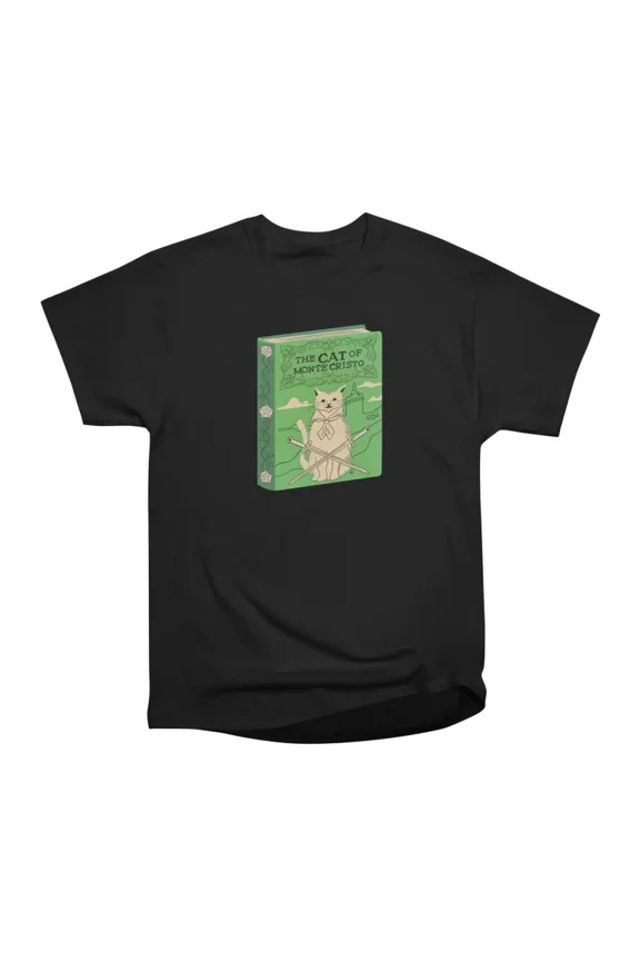The Cat of Monte Cristo Bookish Cat Pun Classic Literature Pun With Cats Count of Monte Cr