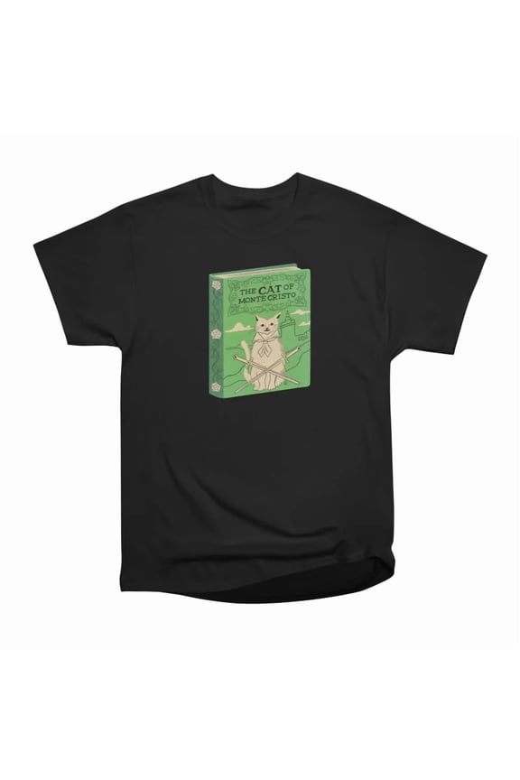 The Cat of Monte Cristo Bookish Cat Pun Classic Literature Pun With Cats Count of Monte Cr