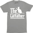 thumbnail image 1 of The Catfather Cat Dad Pet Lover Gift Ideas Fathers Day Daddy T-Shirt, 1 of 4