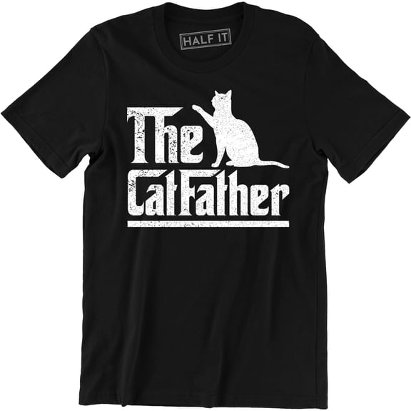 The Catfather Cat Dad Pet Lover Gift Ideas Fathers Day Daddy T-Shirt