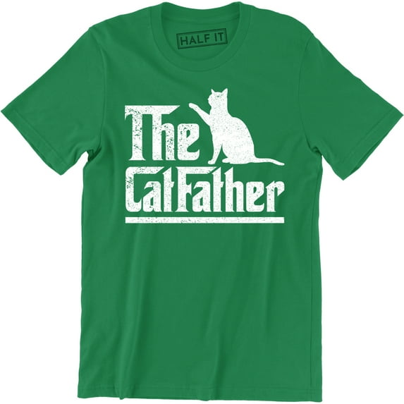 The Catfather Cat Dad Pet Lover Gift Ideas Fathers Day Daddy T-Shirt