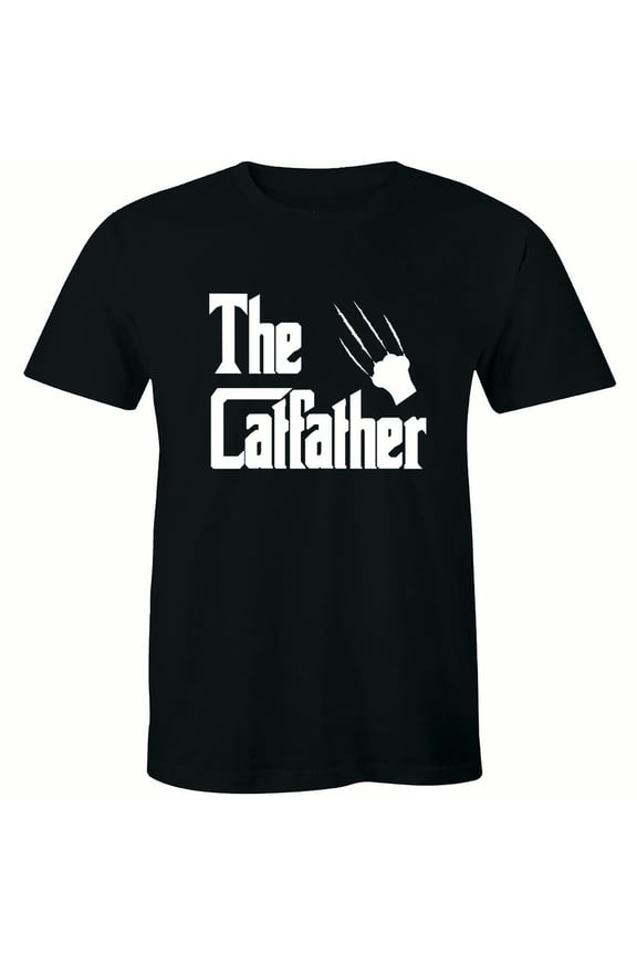 The Catfather Cat Dad Pet Lover Gift Ideas Fathers Day Daddy Tee Shirt