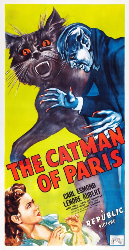 The Catman Of Paris Canvas Art -  (11 x 17)