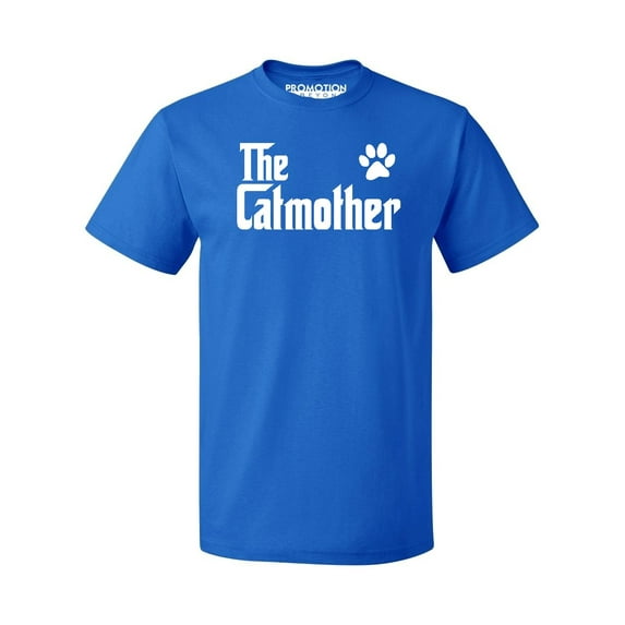 The Catmother Cat Lovers Mother's Day Men's T-shirt, 3XL, Royal