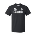 thumbnail image 1 of The Catmother Cat Lovers Mother's Day Men's T-shirt, L, Black, 1 of 2
