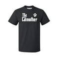 thumbnail image 1 of The Catmother Cat Lovers Mother's Day Men's T-shirt, M, Black, 1 of 2