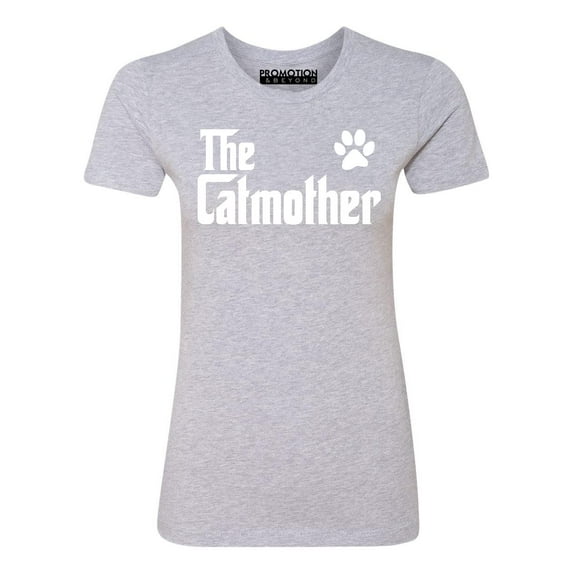 The Catmother Cat Lovers Mother's Day Women's T-shirt, 2XL, H. Grey