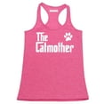 thumbnail image 1 of The Catmother Cat Lovers Mother's Day Women's Tank Top, L, H. Pink, 1 of 2