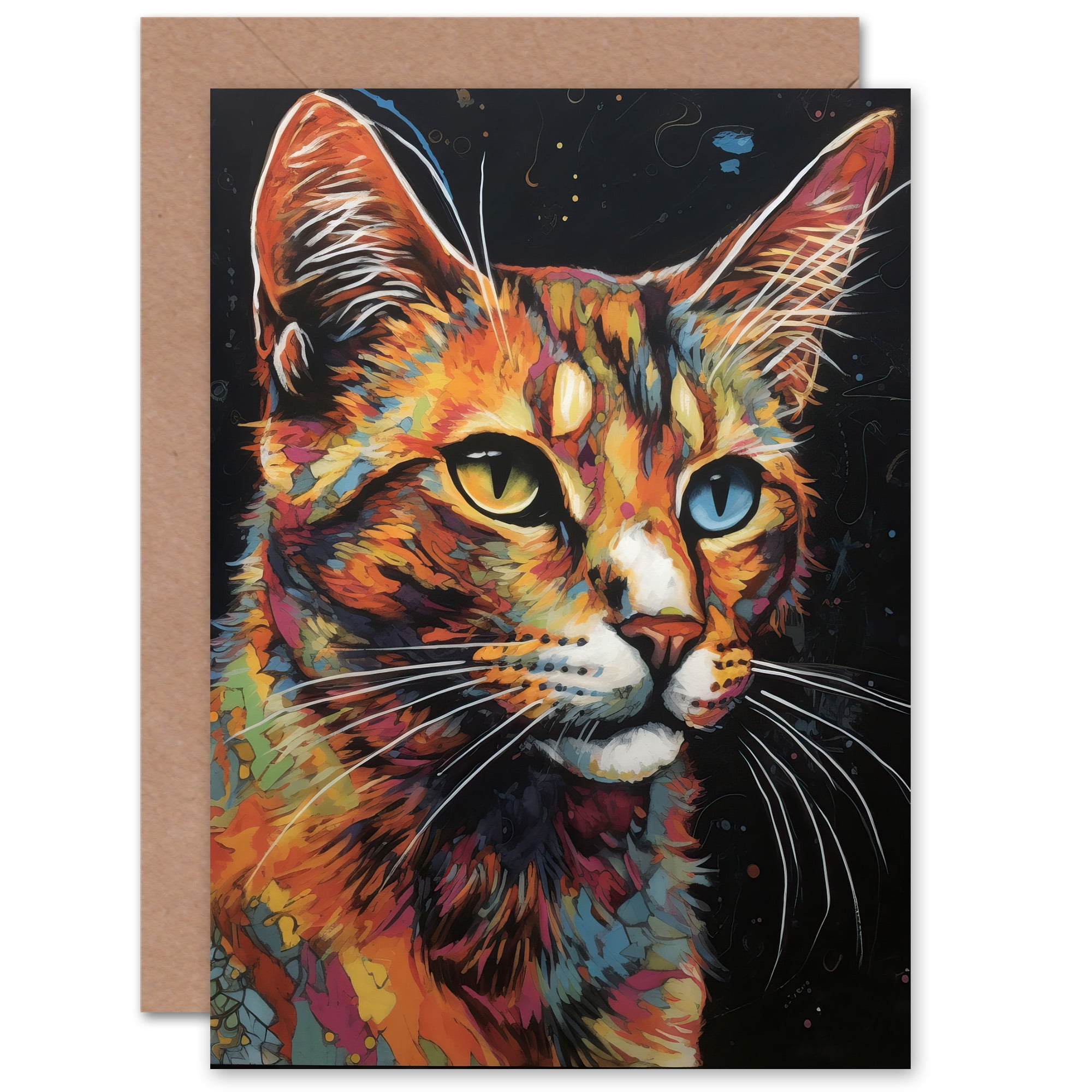 The Cats Eyes Tortoiseshell for Him or Her Man Woman Birthday Thank You ...