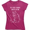 thumbnail image 1 of The Catus Minorus Astronomy Constellation Sky Stars Funny Cats Women's T-Shirt, 1 of 4