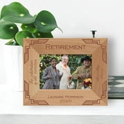 The Celebration Of Old Memories & New Beginnings Personalized Wooden Frame-5" x 3 1/2" Brown Horizontal