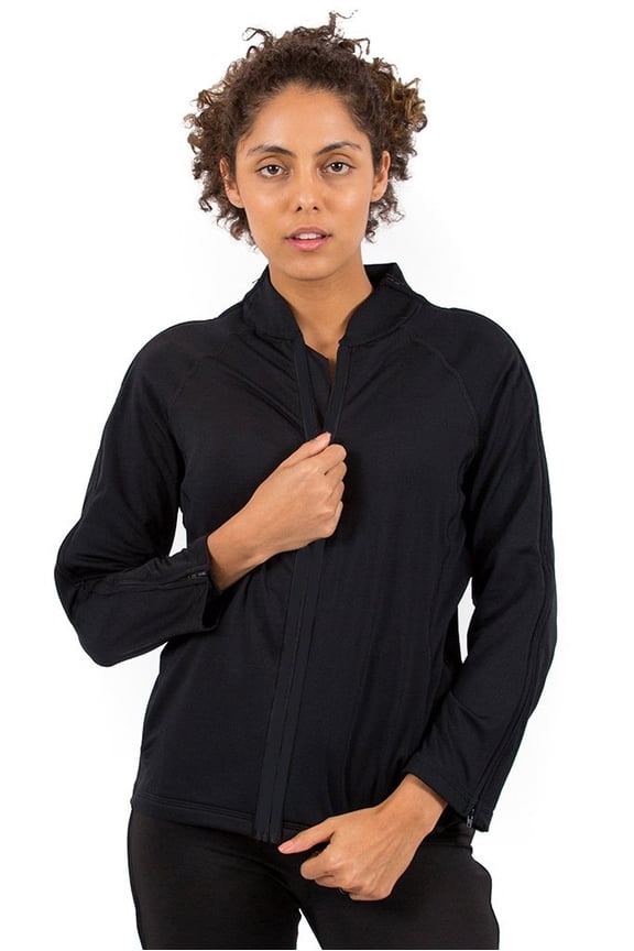 The Celine - Women's Easy Dressing Adaptive Post Surgery 3/4 Sleeve Jacket